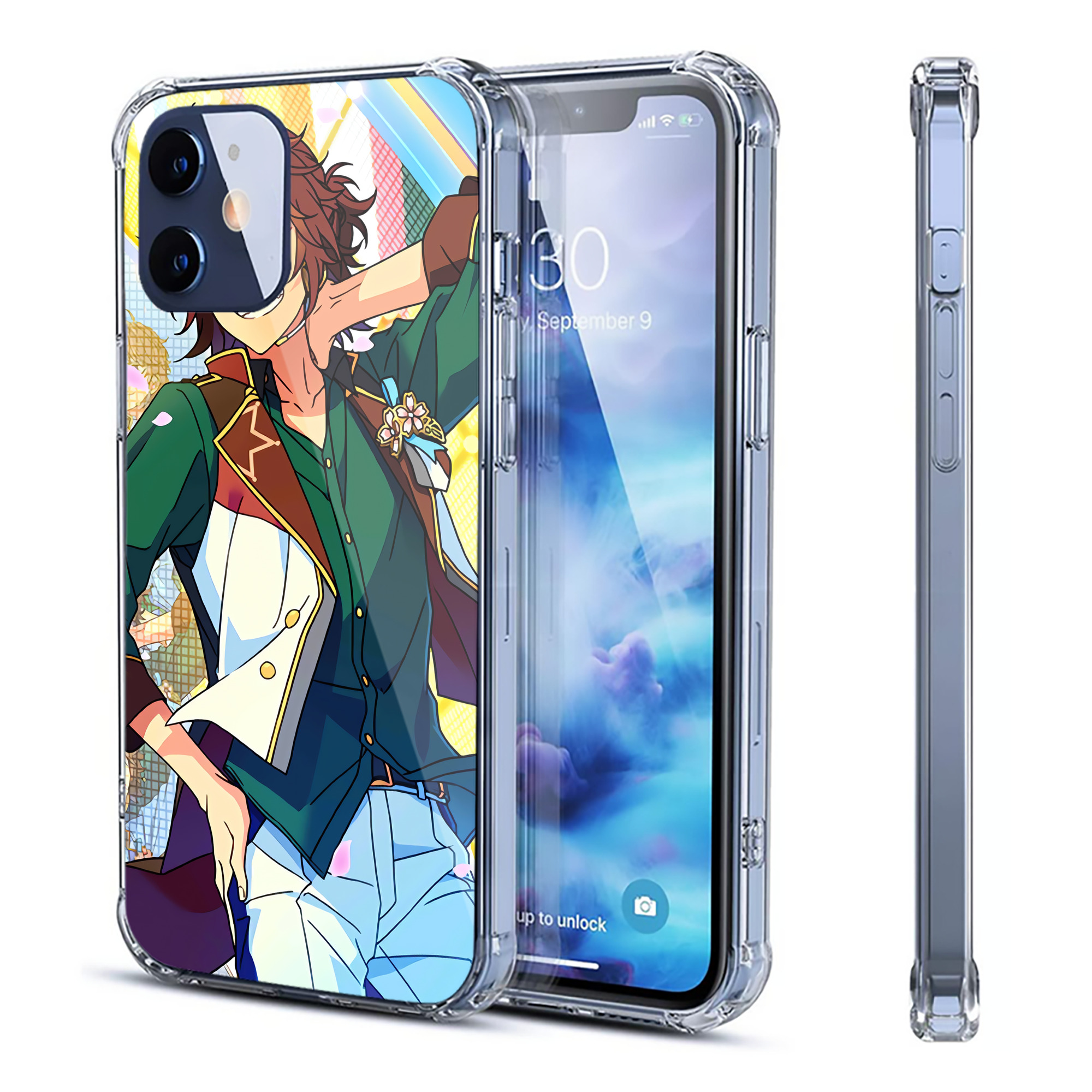 （画像用） あんさんぶるスターズ! Ensemble Stars 【iPhone 12シリーズ対応】透明スマホケース（クリアソフトケース）